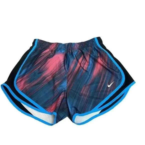Nike Dri Fit Tempo Athletic Running Shorts Blue Trim Women’s Size Medium - Picture 1 of 10